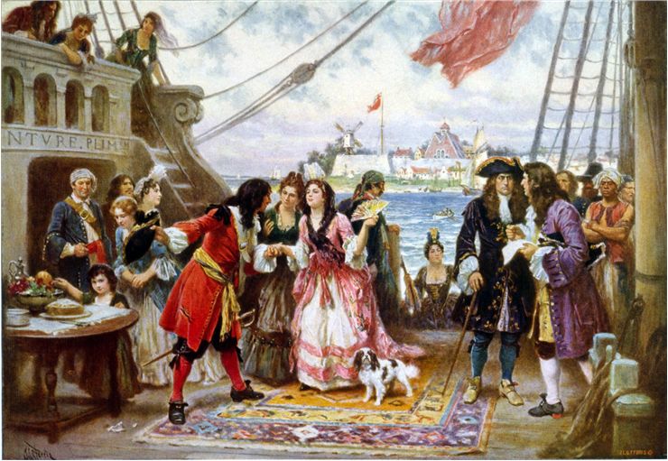 Picture Of Charlotte De Berry Women On Pirate Ship